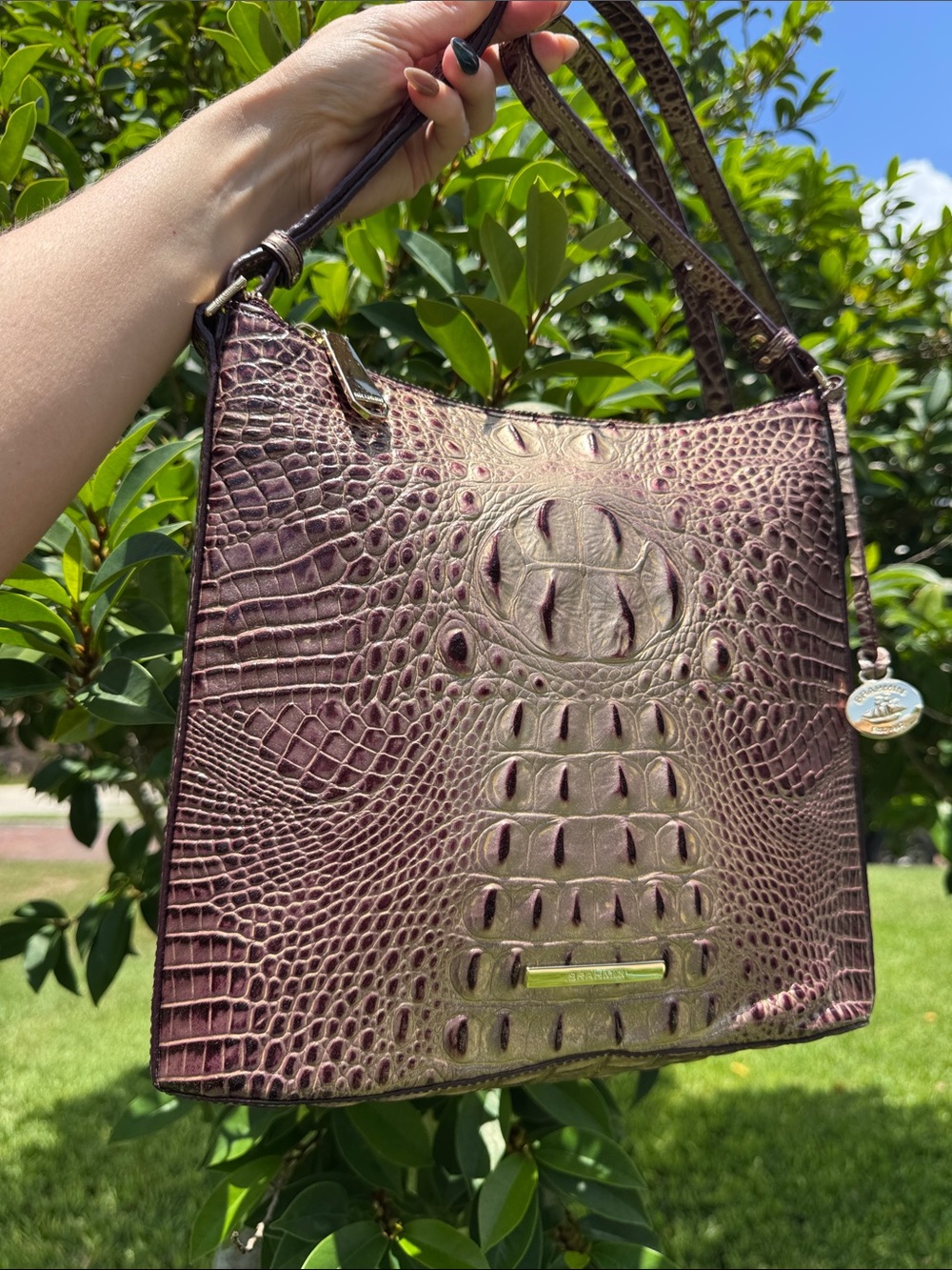 Brahmin Katie Crossbody Port Ombré Harmonia - Picture 15 of 15